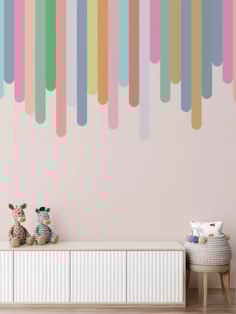 Pastel Cascade Natural | Mural