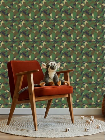 Woodland Brush Camo | Wallpaper